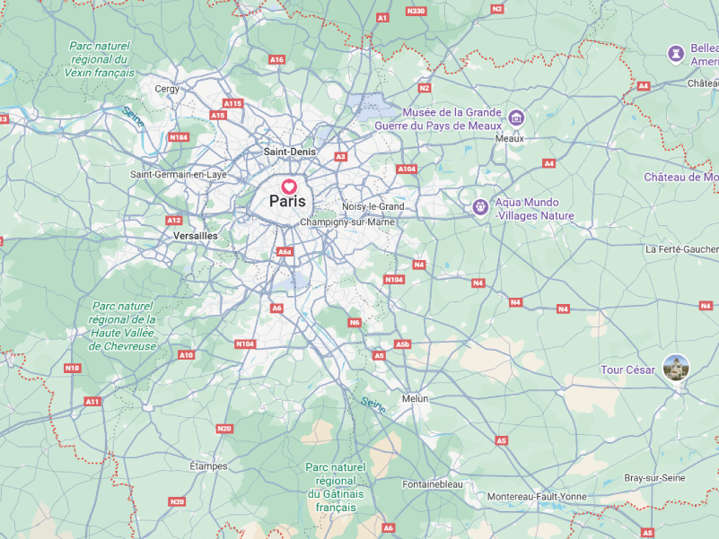 Zone d'intervention épaviste Île-de-France Paris Seine-Saint-Denis Seine-et-Marne