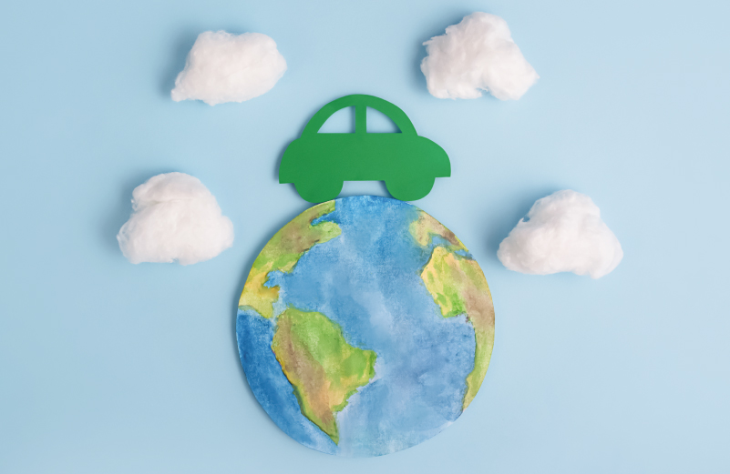Recyclage automobile écologique véhicule planète environnement